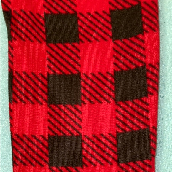 JACKLYN APPAREL jogger style red black checkered pajama pants soft cozy size XS - Picture 3 of 7